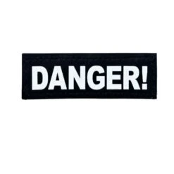 2 Stickers Velcro Julius K9 Taille XS DANGER !
