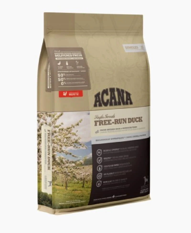 Acana Singles Free-Run Duck Chien 6 Kg 1 Acana Singles Free-Run Duck Chien 6 Kg