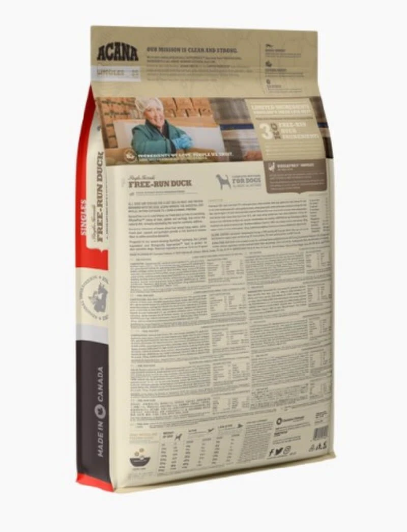 Acana Singles Free-Run Duck Chien 6 Kg 2 Acana Singles Free-Run Duck Chien 6 Kg – Image 2
