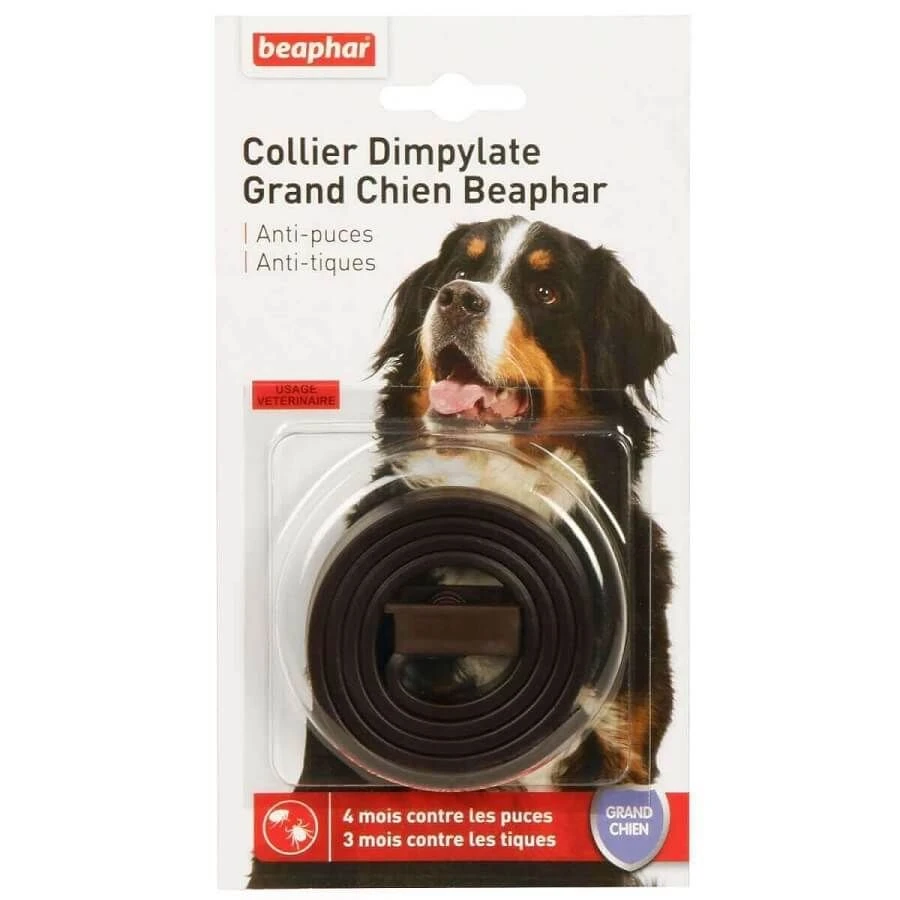 Beaphar Collier Dimpylate Puces Grand Chien Marron 2 Beaphar Collier Dimpylate Puces Grand Chien Marron – Image 2