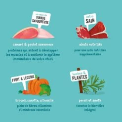 Edgard & Cooper Barquette Poulet & Canard Chiot 11x150 G -Trixiebea Boutique chien barquette chiot naturel canard poulet 150g 4