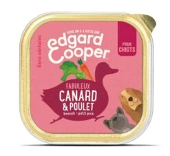 Edgard & Cooper Barquette Poulet & Canard Chiot 11x150 G