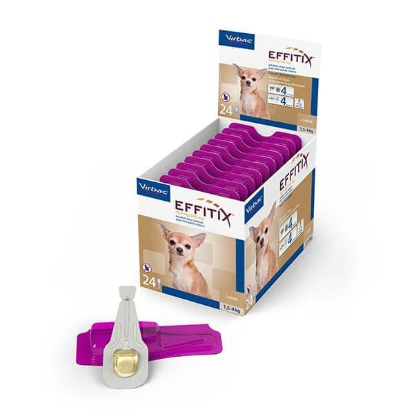 Effitix Spot On Très Petit Chien 1.5 - 4 Kg 24 Pipettes 2 Effitix Spot On Très Petit Chien 1.5 - 4 Kg 24 Pipettes – Image 2