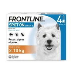 Frontline Spot On Chien De 2-10 Kg 4 Pipettes
