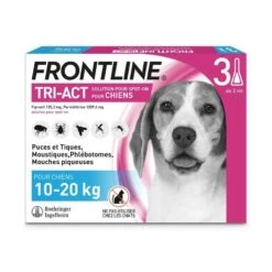 Frontline Tri Act Spot On Chien Moyen 10 - 20 Kg 3 Pipettes -Trixiebea Boutique frontline tri act spot on chien moyen 10 20 kg 3 pipettes