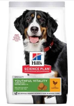 Hill's Science Plan Canine Mature Adult 6+ Senior Vitality Large Breed Poulet 14 Kg