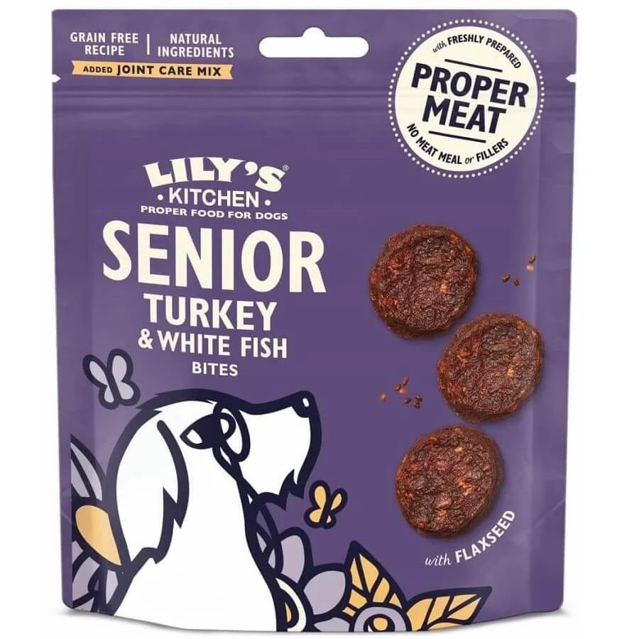 Lily's Kitchen Lily's Kitchen Senior Bouchées à La Dinde Chien 70 G 1 Lily's Kitchen Lily's Kitchen Senior Bouchées à La Dinde Chien 70 G