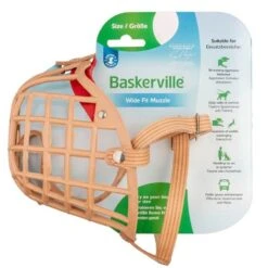 Muselière Baskerville Muzzle Beige T4