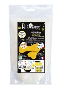 PetCooking Préparation Friandises Biscuits Curcuma Pour Chien 200 G