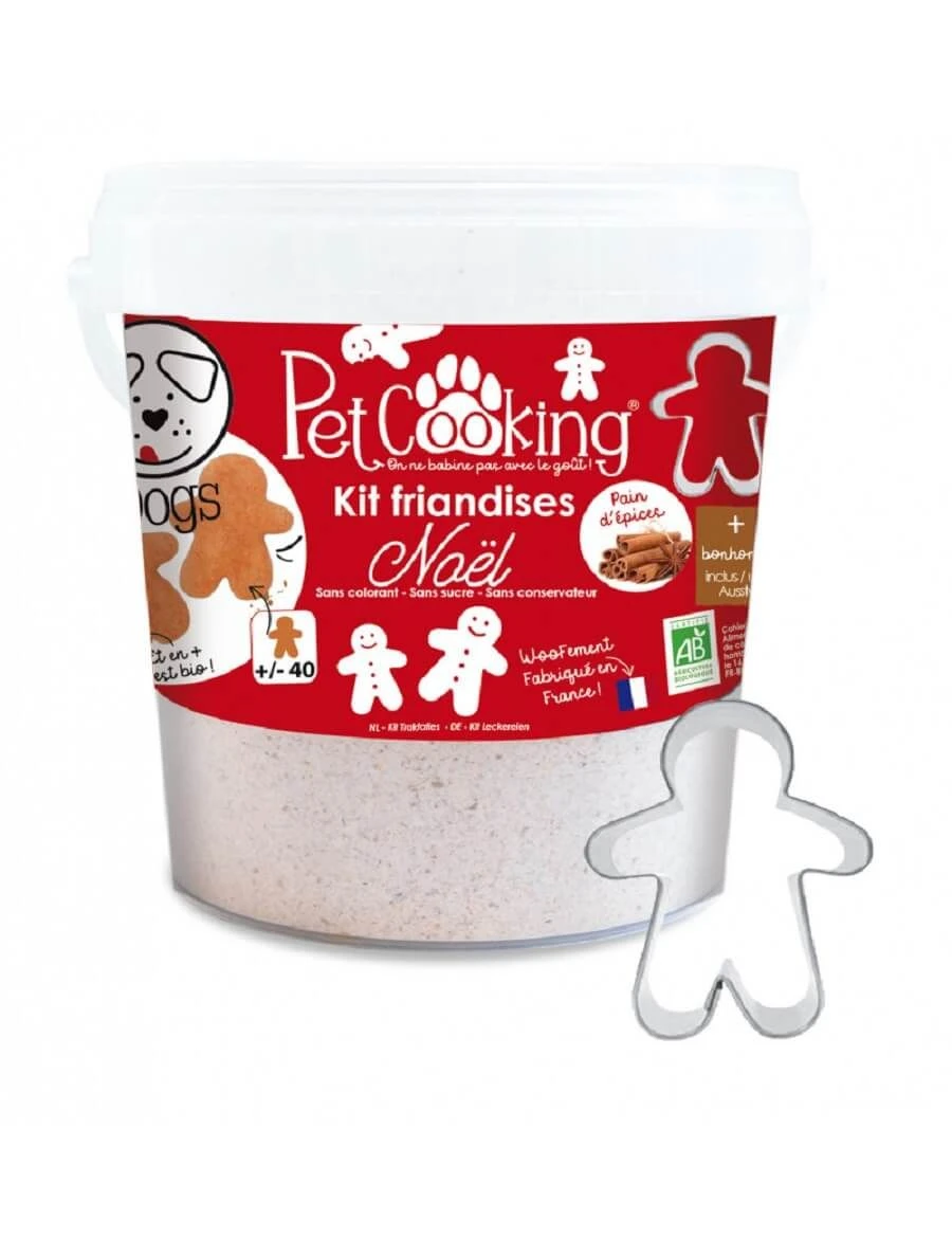 PetCooking Kit Pour Friandises Noël Pour Chien 400 G 1 PetCooking Kit Pour Friandises Noël Pour Chien 400 G
