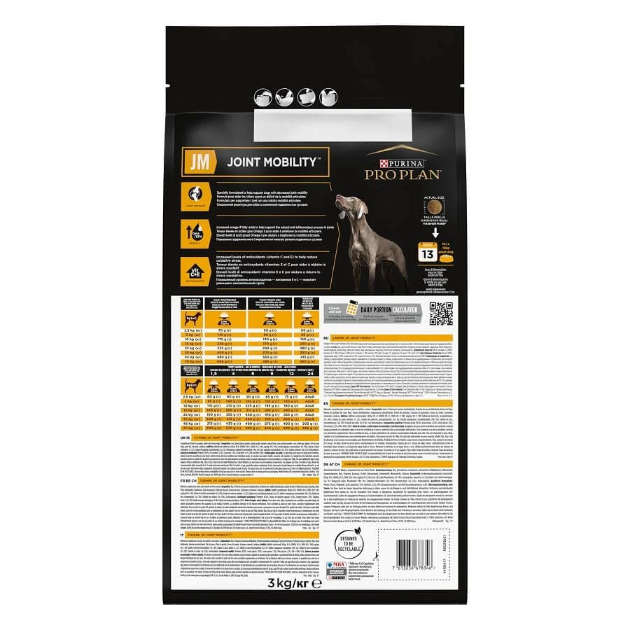 Purina Proplan Chien Joint Mobility JM 3 Kg 2 Purina Proplan Chien Joint Mobility JM 3 Kg – Image 2