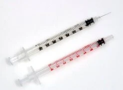 Seringues Insuline 40 UI 1ml G25 Aiguille Montée (boîte De 100)