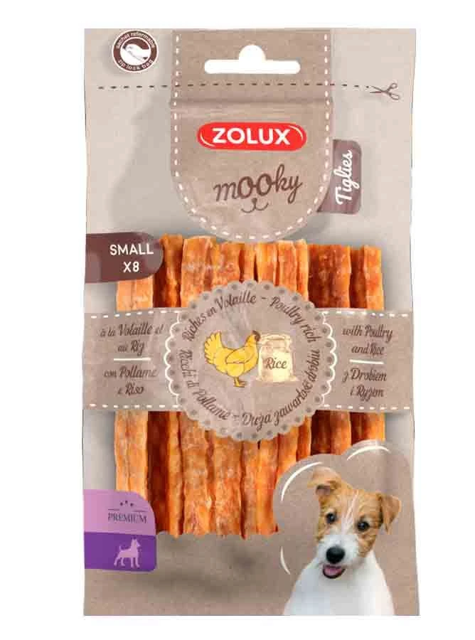Zolux Mooky Premium Tiglies Volaille Riz S X8 1 Zolux Mooky Premium Tiglies Volaille Riz S X8